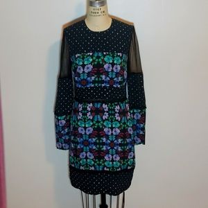 Nicole Miller Artillery dress, floral, lace, heart